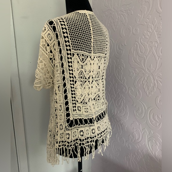 Cutout festival style shawl kimono - Picture 2 of 2